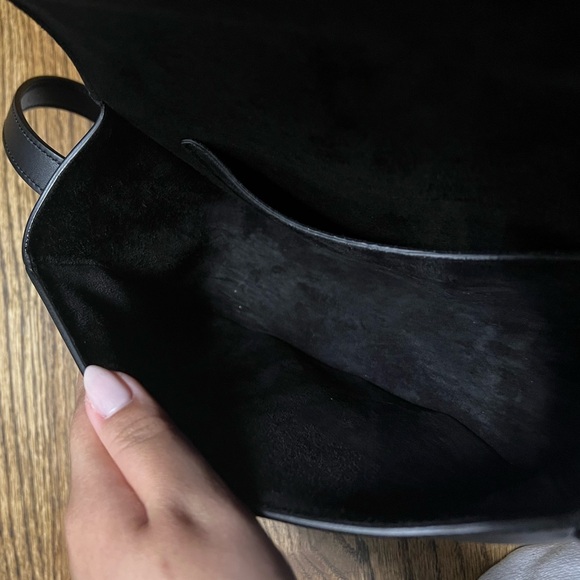 Celine Cuir Triomphe Folco Bag Black - Picture 10 of 16